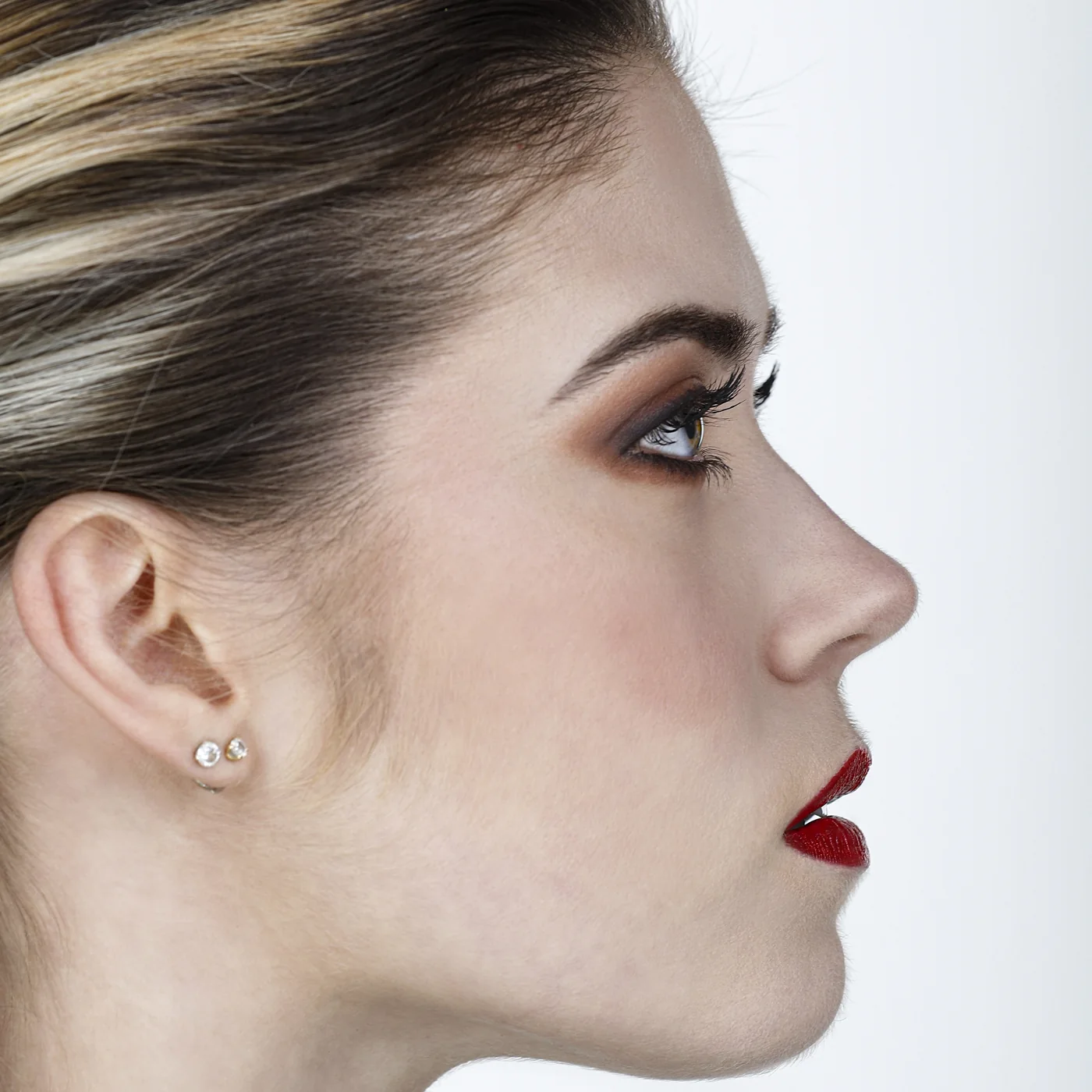 Portrait beauté de profil