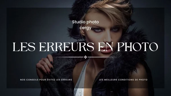 erreurs en séance photo de studio