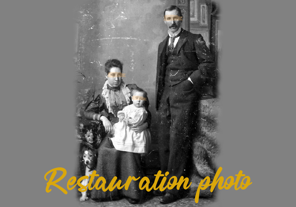 Restauration de photo ancienne sauvegarde du patrimoine