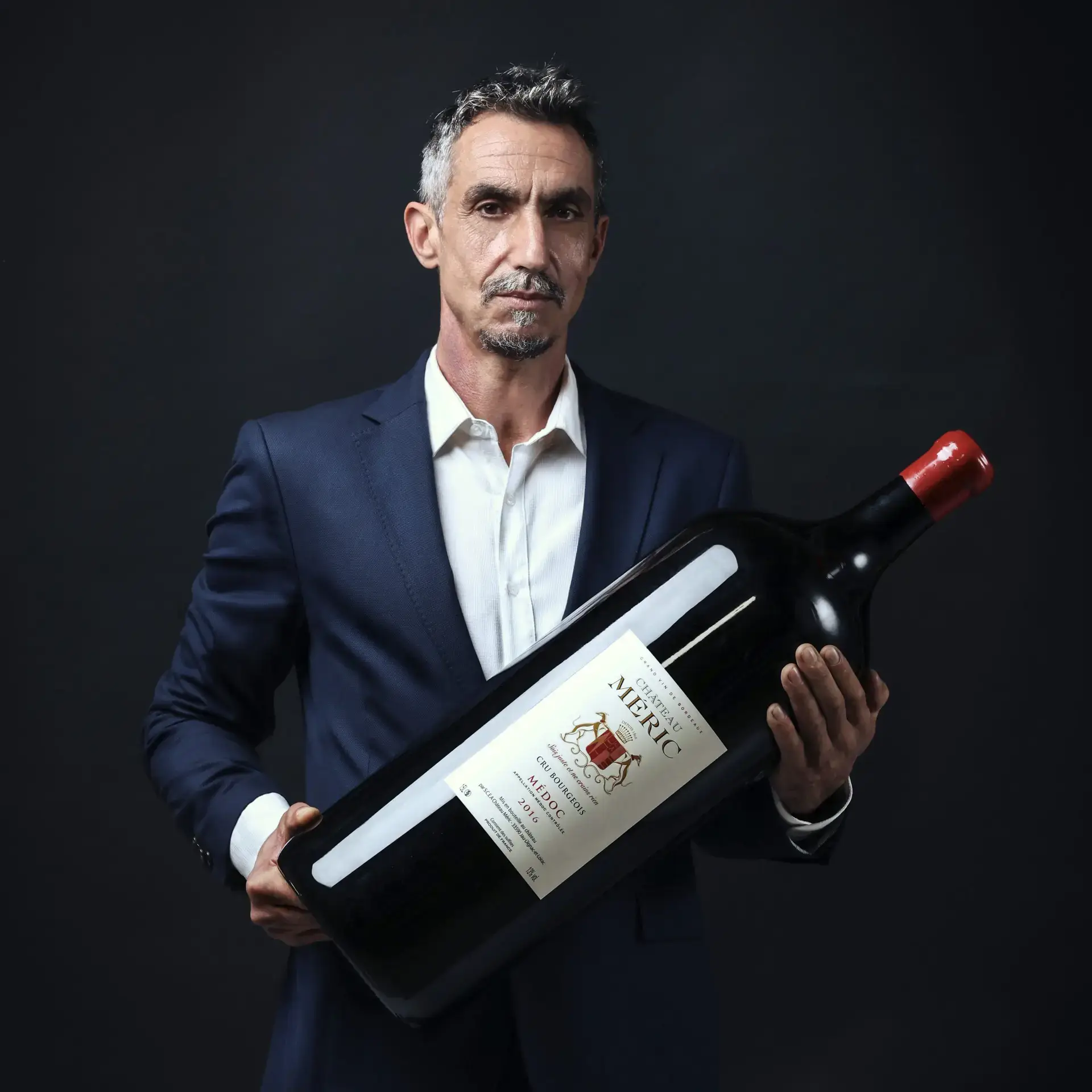 Mise en avant vin français château Méric