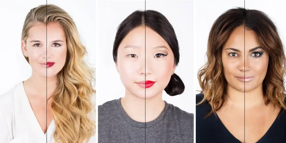 identité photo et maquillage