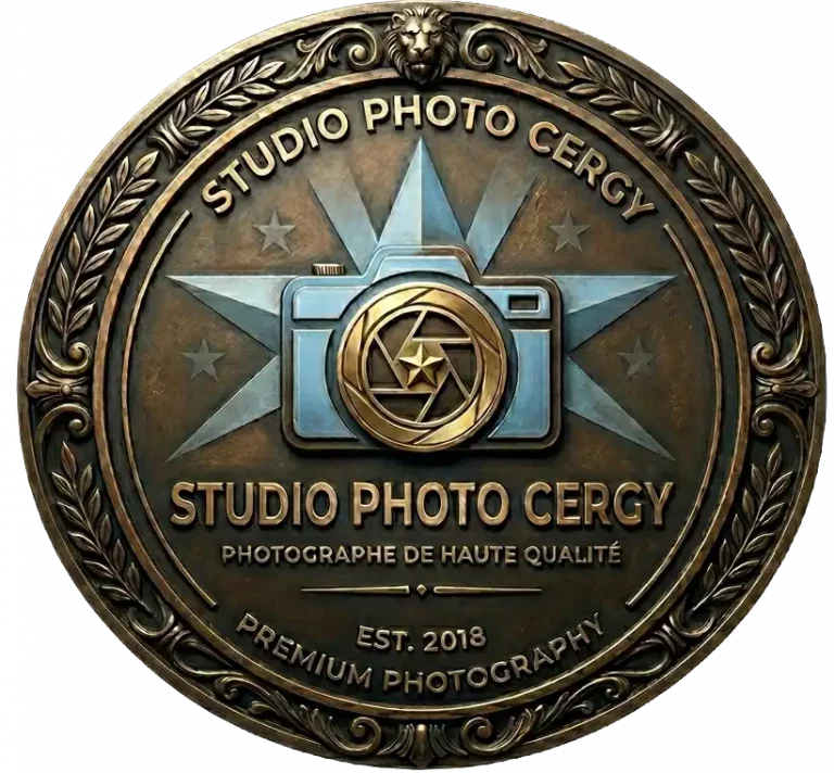 Logo studio photo cergy prefectrure famille identité professionnel