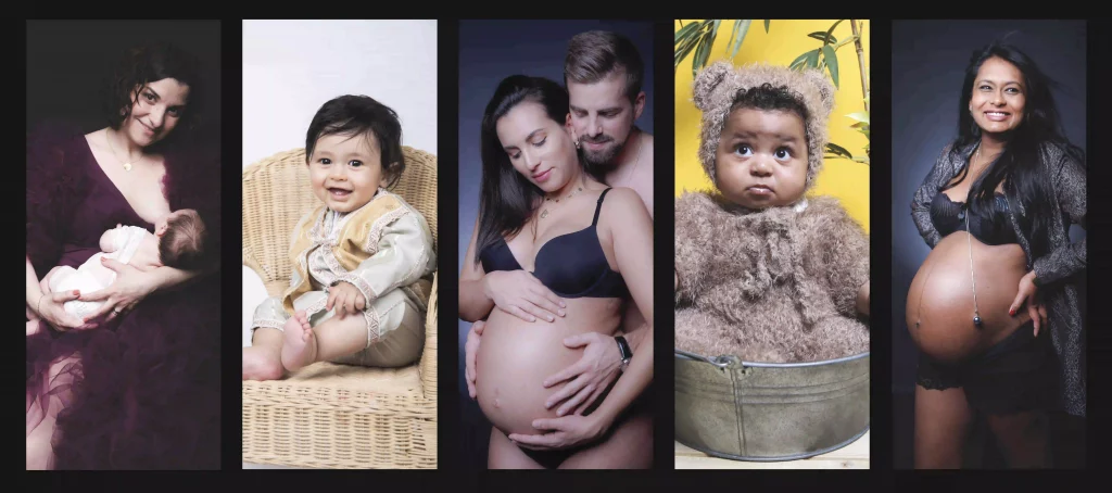 Shooting photo grossesse en studio photo à cergy pontoise