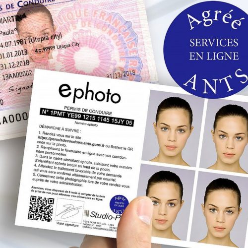 E-photo titre de sejour permis de conduire cergy pontoise