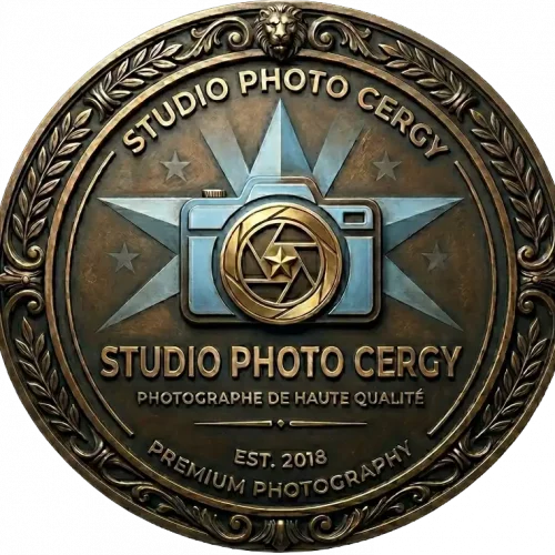Logo studio photo cergy prefectrure famille identité professionnel
