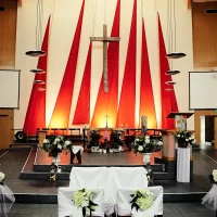Église de Cergy-le-Haut, prise de vue mariage, photographe haut de gamme