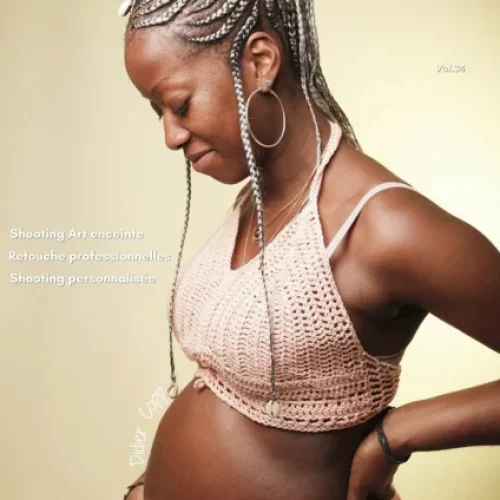 séance photo femme enceinte en studio